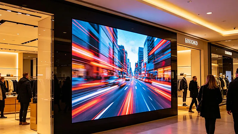 Indoor advertising led display