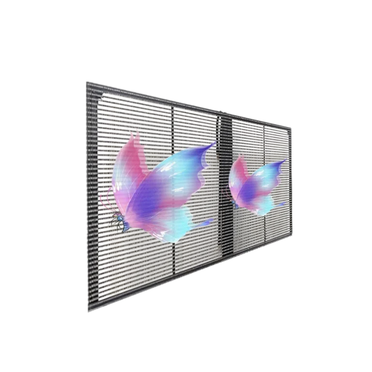 Transparent led display screen