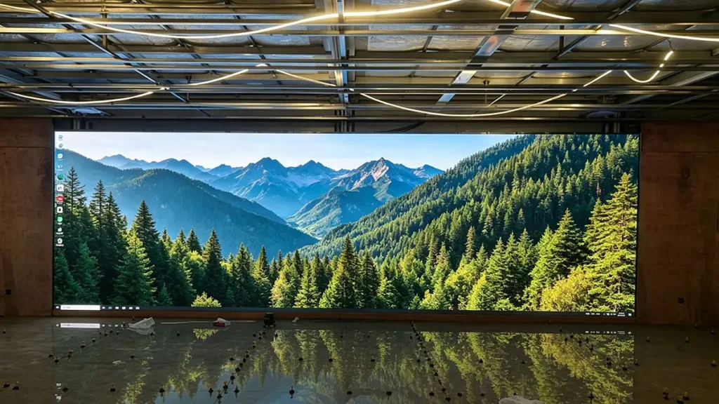 Exhibition hall indoor led screen
