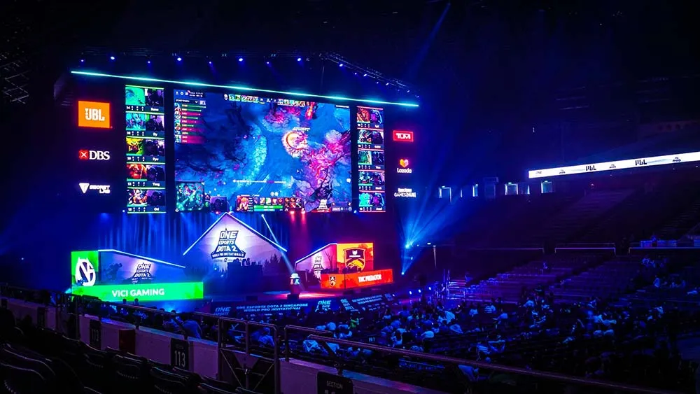 A high refresh rate for LED display screens is very important for live sports broadcasts.
