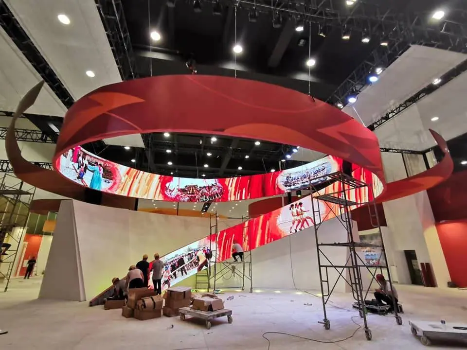 Round Led Display Structure Cone Shape LED Screen – Highcolor LED